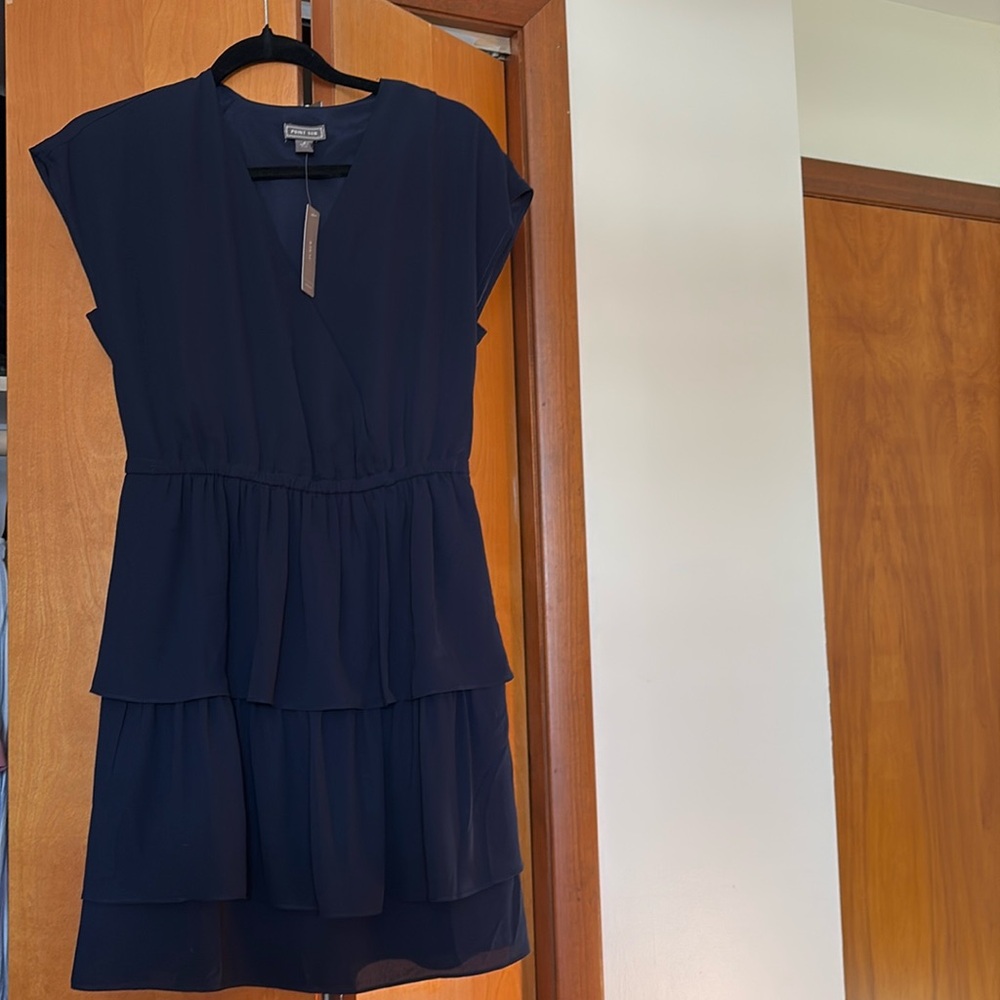 J.Crew // Point Sur Tiered Ruffle Dress